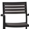 Flash Furniture Gray Wash IndoorOutdoor Faux Teak Deck Chairs 2PK 2-XU-DG-HW6006-GY-GG - alternate 4